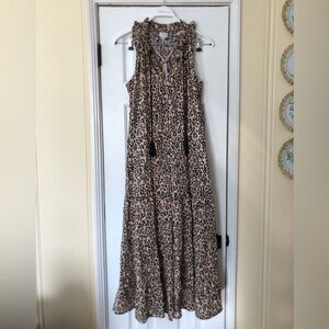 Mud Pie leopard print casual dress
